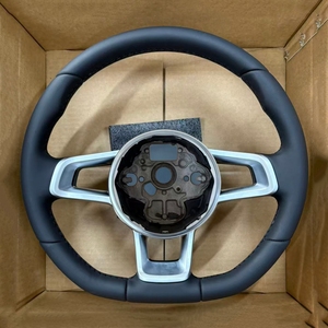 Volant de voiture en cuir pour Volkswagen CC MAGOTAN VW <span class=keywords><strong>Golf</strong></span> <span class=keywords><strong>4</strong></span> 5 6 <span class=keywords><strong>Golf</strong></span> 7 <span class=keywords><strong>R</strong></span> MK5 MK6 MK7 MK7.5 Polo Tiguan Passat GTl GTS GTD - Product Image 1