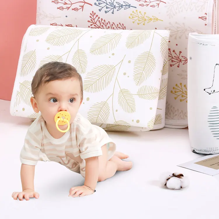 Top Kwaliteit Zorg Zuigeling Waterdicht Cover Reizen Wit Draagbare Wegwerp Organische Luier Verandering Mat Changing Baby Pad Voor Mand