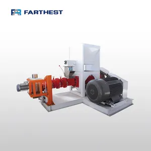 Liyang Farthest Industrial Single Screw Animal Feed Pelletizer Grain Extrusion Machine