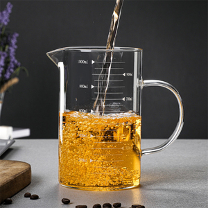 <span class=keywords><strong>Taza</strong></span> <span class=keywords><strong>medidora</strong></span> de cristal WELLFLYER al por mayor, <span class=keywords><strong>taza</strong></span> <span class=keywords><strong>medidora</strong></span> de cristal con <span class=keywords><strong>mililitros</strong></span> para cocina con asa, venta al por mayor, - Product Image 2
