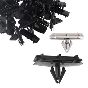 BMW Chrysler Jeep <b>Door</b> <b>Trim</b> Panel Clips Black Plastic Fasteners for Repair Replacement - Product Image 1