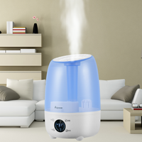 Humidificateur d'air ultrasonique portable avec diffuseur d'arôme Humidificateur de brume fraîche de bureau pour chambre à coucher pour petits espaces