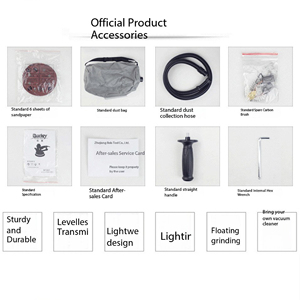 <span class=keywords><strong>Ponceuse</strong></span> à plâtre électrique portative Burley 750W DIY <span class=keywords><strong>Girafe</strong></span> 180mm avec aspiration - Product Image 6