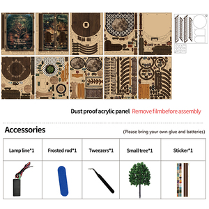 <span class=keywords><strong>Maison</strong></span> miniature à construire soi-même, meubles de <span class=keywords><strong>maison</strong></span> de poupée, kit de construction de <span class=keywords><strong>maison</strong></span> miniature avec un design d'<span class=keywords><strong>intérieur</strong></span> détaillé - Product Image 6