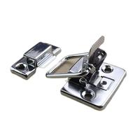 Matériel de boîtier de route fonctionnel raccord Zinc petit étui de guitare loquet accessoires de boîtier de vol petit matériel de serrure de boîte à musique en acier