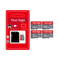 Carte mémoire Mini TF haute vitesse classe 10, 128 Go, 32 Go, carte mémoire flash de haute qualité, 16 Go, 64 Go, carte SD intelligente