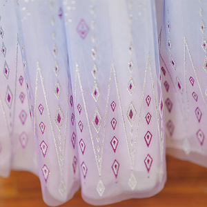 ชุดเดรสเจ้าหญิงเอลซ่าสำหรับเด็กผู้หญิงชุดเดรสเอลซ่าสีขาวชุดปาร์ตี้วันเกิดสำหรับเด็ก4 5 6 8 10ปี - Product Image 4