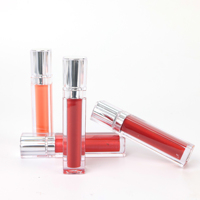 Vente en gros de gloss à lèvres transparent naturel de haute qualité, gloss à lèvres pailleté végétalien, gloss à lèvres longue durée, rouge à lèvres liquide