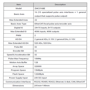 ZMOTION ZMC316BE 16軸EtherCATモーションコントローラーリアルタイムオートメーションスマートフォンディスペンサー機器VIVO Apple 1年 - Product Image 2