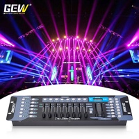 Contrôleur d'éclairage de scène DMX GEVV de haute qualité 192 DMX, contrôleur d'effets de lumière de scène DMX512 pour DJ et discothèque