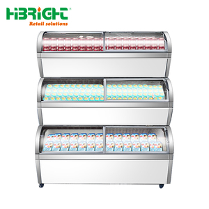 Vitrina Exhibidora de Alimentos Congelados de Alta Capacidad con Puerta de Vidrio, Congelador para Helados para Supermercados y Cafeterías - Product Image 5