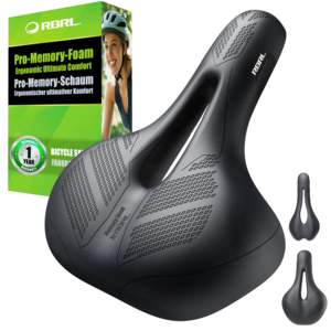 EasyDo hombres mujeres ergonómico ancho suave cómodo asiento de <span class=keywords><strong>bicicleta</strong></span> eléctrica transpirable amortiguador sillín de <span class=keywords><strong>bicicleta</strong></span> - Product Image 1