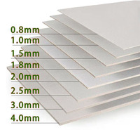 1mm 2mm 3mm 4 mm 1200gsm carton gris kappa carton épais carton gris de haute qualité
