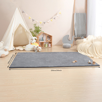 Vente en gros tapis de jeu facile à nettoyer pour tout-petits et bébés salon chambre à coucher tapis de pépinière antidérapant velours corail tapis Tatami élastique en mousse