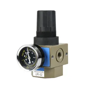 UR series air source treatment unit high pressure air regulator pressure regulating valve UR-02 UR-03 UR-04 UR-06 UR-08