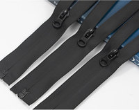 3 #5 #8 # vente en gros fermeture éclair étanche PU TPU PVC Film résistant à l'eau fermeture éclair pour pantalon vêtements zips étanches fermeture éclair étanche