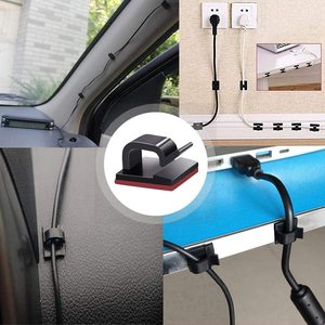 En gros, Clips de fixation et organisateurs de câbles auto-adhésifs pour la gestion des fils à la maison, au bureau et en voiture, fixation murale - Product Image 2