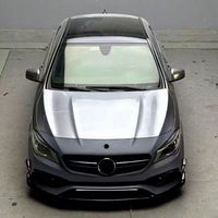 Pare-chocs de voiture de haute qualité pour Mercedes Benz W117 2013-2019, modèle CLA restylé CLA45 avec grilles, diffuseur arrière et sorties d'échappement