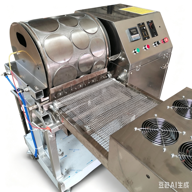 Temperature Controlled Automatic Crepe Making Machine Spring Roll Wrapper Mille Crepe Skin Roast Duck Pancake Equipment