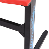 Échantillon gratuit meijer l pièces mobiles en plastique japonais flottant aldi double étudiant ergonomique en forme de l bureau d'ordinateur incurvé