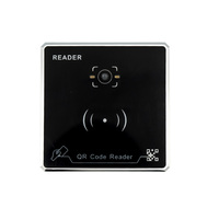 Nouveau lecteur RFID Wiegand26/34 en métal pour contrôle d'accès par code QR pour smartphone, scanner de codes-barres 2D, lecteurs de cartes de contrôle d'accès