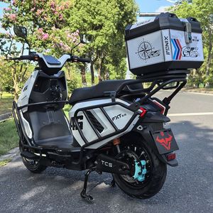 Motocicleta Eléctrica Inteligente de Largo Alcance (65-100KM+) con Batería de Litio Extraíble, de Aluminio de Alta Velocidad para Entrega de Comida, Alto Rendimiento FX - Product Image 3