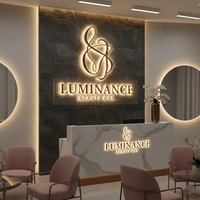 Letrero Comercial Personalizado, Letrero Retroiluminado, Logotipo 3D, Letreros Metálicos, Letrero para Salón de Belleza, Letrero LED, Letreros Luminosos, Letrero Metálico para Pared, Logotipo, Señalización