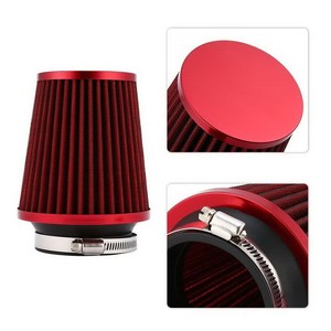 Filtro de Aire de Alto Flujo de 76 mm, Cabeza de Hongo de Aluminio Azul para Mejora y Modificación de Automóviles - Product Image 4