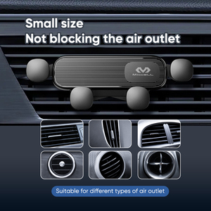 Soporte Universal Portátil para Teléfono Móvil Miccell, con Clip de Ventilación, Sensor de Gravedad, Impermeable, para Coche - Product Image 5