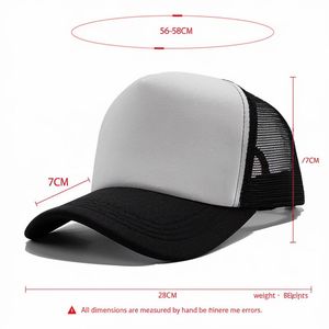OEM/ODM Tùy Chỉnh Thêu In Ảnh Logo Trống Bọt Trucker Mũ Bán Buôn Đồng Bằng 5 Bảng Điều Chỉnh Thể Thao Lưới Trở Lại Trucker Mũ - Product Image 2