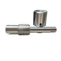 Tige de connexion métallique en acier ondulé sur mesure, composants en acier inoxydable et aluminium usinés CNC de haute précision, polissage miroir