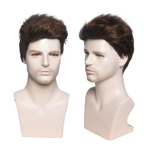 Gran oferta de pelucas de <span class=keywords><strong>pelo</strong></span> largo y <span class=keywords><strong>rizado</strong></span> esponjoso para <span class=keywords><strong>hombre</strong></span>, pelucas de fibra sintética de los años 80, peluca marrón Rock <span class=keywords><strong>Mullet</strong></span> para <span class=keywords><strong>hombre</strong></span> - Product Image 6