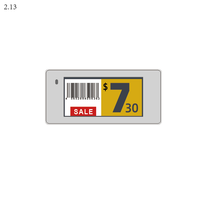 Etiquetas Electrónicas para Estantes de Supermercado ESL, Color y Tamaño Personalizados, Pantalla Digital de Precios con Tinta Electrónica para Supermercados y Restaurantes