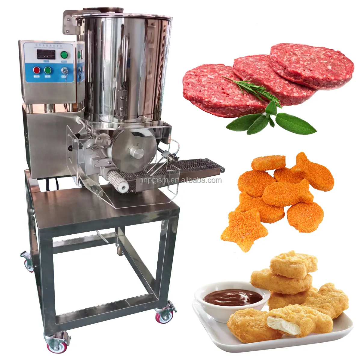 Низкая цена, производитель мясных котлет, высокоэффективное оборудование для производства гамбургеров, машина для производства котлет для мясных бургеров