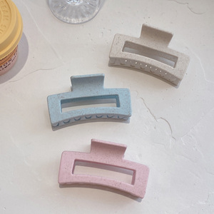 Pinzas de Pelo Grandes y Bonitas de Paja de Trigo Biodegradable Antideslizantes para Mujer, con Agarre Fuerte, Ecológicas, para Cabello Grueso - Product Image 4