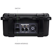 Ensemble de performance portable tout-en-un pour l'extérieur, mallette professionnelle, mixeur audio à 8 canaux haute puissance avec suppression du bruit