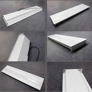 Thương mại chiếu sáng troffer PC khuếch tán 1x4ft 2x4ft chiếu sáng gián tiếp nhôm 18W 25W 40W <span class=keywords><strong>LED</strong></span> phẳng troffer ánh sáng - Product Image 3