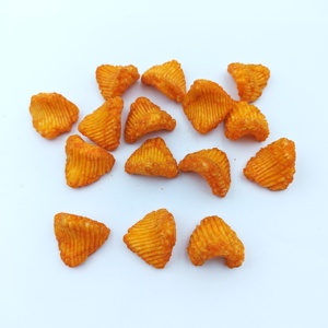 Craquelins de riz croustillants saveur BBQ mexicain, <span class=keywords><strong>snacks</strong></span> triangulaires côtelés pour les distributeurs en gros de produits alimentaires - Product Image 1