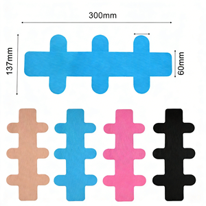 Ruban <span class=keywords><strong>Kinesio</strong></span> pré-découpé pour le talon, soutien de la voûte plantaire et soulagement de la douleur de l'épine calcanéenne, ruban thérapeutique élastique résistant à la transpiration, logo personnalisable - Product Image 2