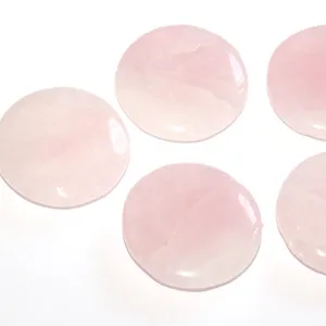 Achetez des pierres rondes en quartz rose tendance - Product Image 1