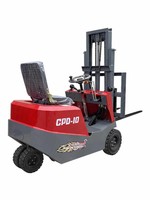 Montacargas Eléctrico Pequeño CPD-10, Capacidad de 0.51 Toneladas, Elevación Hidráulica, Tipo Conductor a Bordo, Desplazamiento Lateral, Carga y Descarga en Almacén