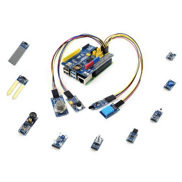 Raspberry Pi 4B Sensor Kit Raspberry Pi 4 Model 2/4/8GB Starter Kit Raspberry Pi Display Screen Kit