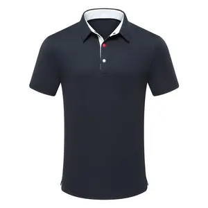 Hoge Kwaliteit Poloshirt Mannen 100 Katoen Aangepaste Logo Polo T-Shirts Slanke Effen Katoenen Custom Heren Polo T Shirts Gemaakt In China