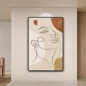 Vente en gros de peinture abstraite personnalisable <span class=keywords><strong>pour</strong></span> décoration murale résistant aux rayures dispositif de suspension <span class=keywords><strong>pour</strong></span> salon OEM nature morte - Product Image 4