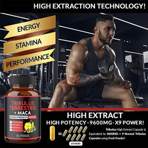 Capsule di Tribulus Terrestris e Maca per il Supporto della Libido e della Resistenza Maschile, Etichetta Privata OEM ODM - Product Image 2