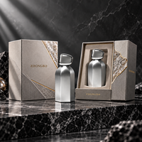 Flacon de parfum personnalisé en verre de 50 ml avec bouchon hexagonal en ABS+PP, pulvérisateur à pompe, étiquette privée OEM & ODM