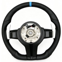 Volant personnalisé avec garniture bleue pour BMW X5m X6 E71 E82 F07 F26 F44 F87 F90 F91 440i 528i