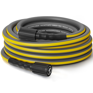Tuyau flexible pour nettoyeur <span class=keywords><strong>haute</strong></span> <span class=keywords><strong>pression</strong></span> 1/4" M22 Females 3200PSI, tuyau de remplacement pour <span class=keywords><strong>Ryobi</strong></span> Troy Greenworks Craftsman Power Washing - Product Image 1