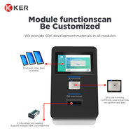 Caisse enregistreuse électronique KER 7 pouces avec lecteur de codes-barres, système de point de vente, panneau en verre trempé portable, Android/Windows SDK, intérieur