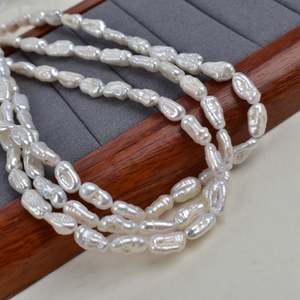 Perlas Barrocas de Alto Brillo a Precio de Mayoreo R.GEM, Perlas Naturales de Agua Dulce de 6mm, Perlas Sueltas <span class=keywords><strong>para</strong></span> la Fabricación de Joyería - Product Image 2